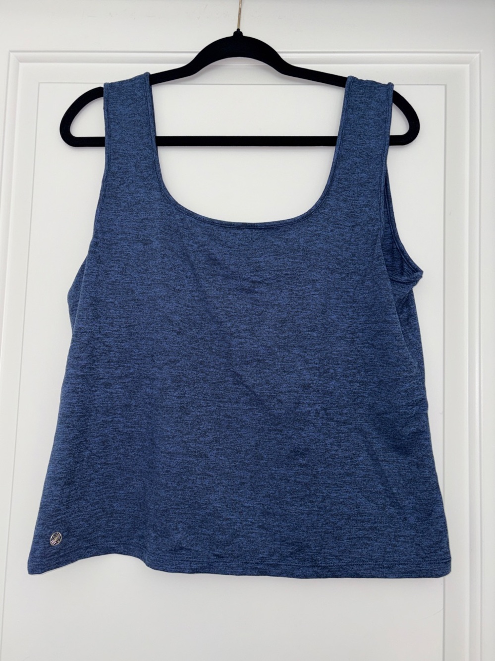 Lilly Pulitzer Marled Navy Athletic Tank